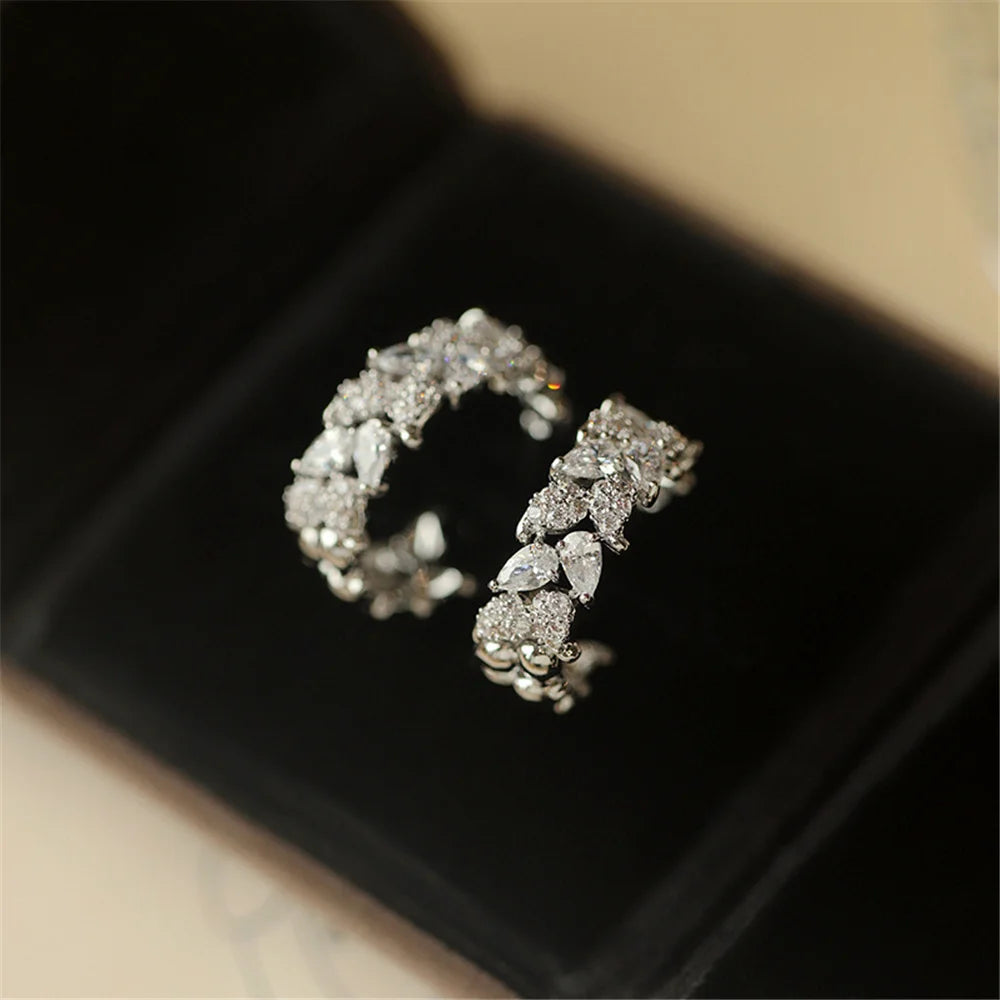 Elowen Crystal Silhouette Stud Earrings hero view