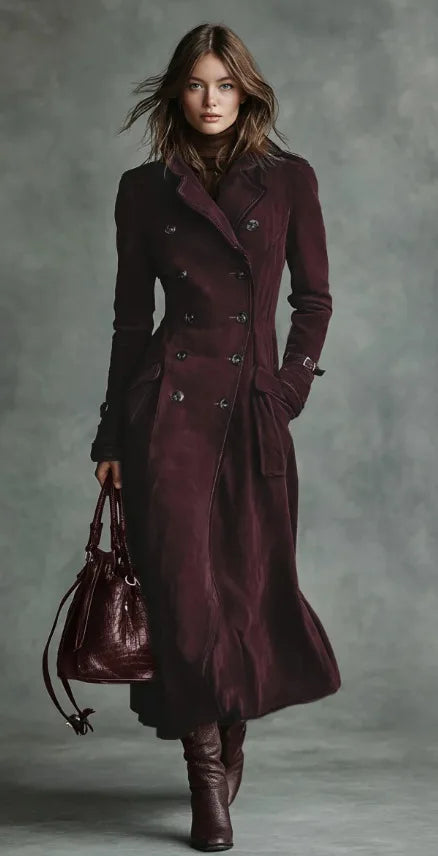 Georgette | Gabardina Efecto Ante