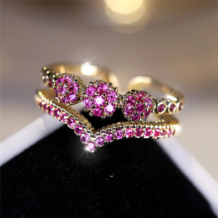Kaleida | Adjustable Colorstone Ring