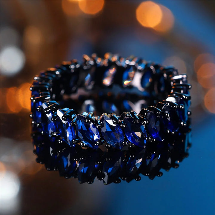 Midnight Blue | Crystal Ring