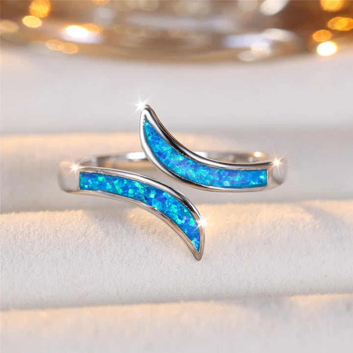 Blue Flame | Opal-Look Ring