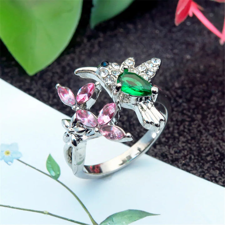 Liora Bird Garden Open Ring alternate view