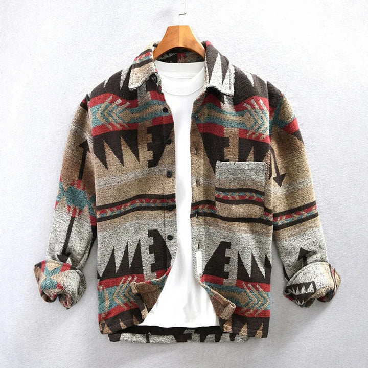 Shirt - Brushed Blend Long Shape & Warm Layering Ease