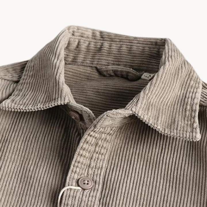 Shirt - Corded Texture & Reinforced Seams For Layering