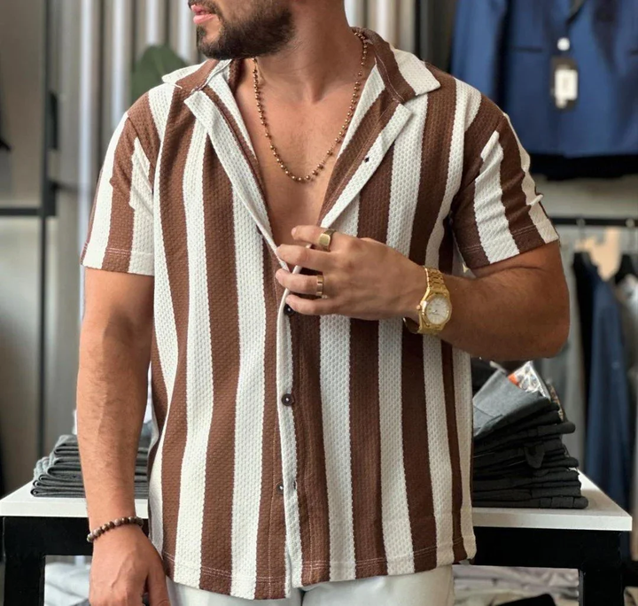 Shirt – Open Collar Short Sleeve & Breathable Airflow