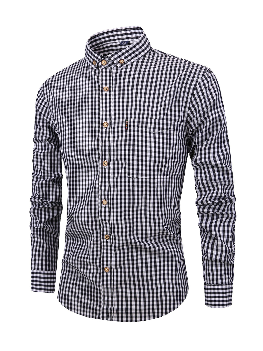 Shirt - Plaid Check And Soft Blend For Natural Movement