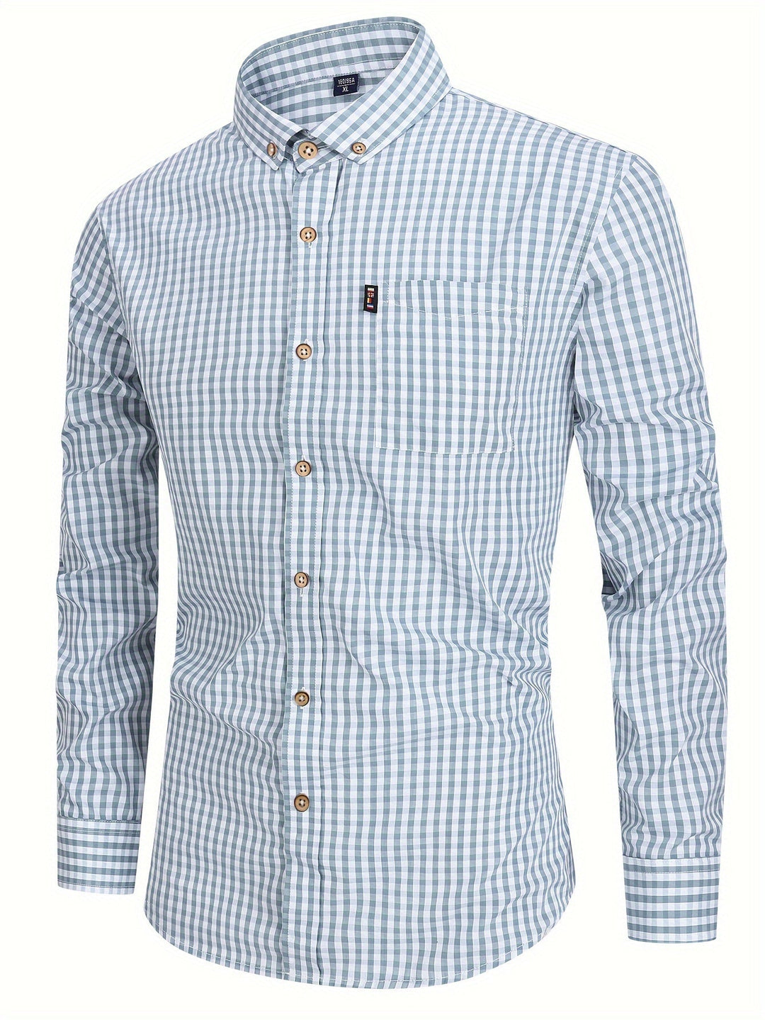 Shirt - Plaid Check And Soft Blend For Natural Movement