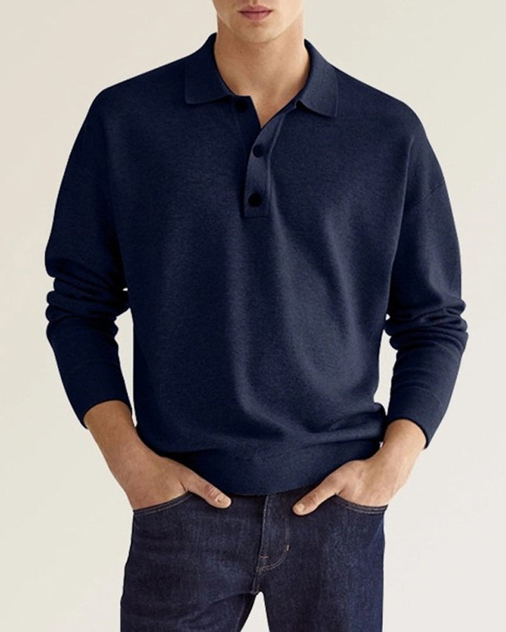 Shirt - Polyester Blend With Button Collar & Layering