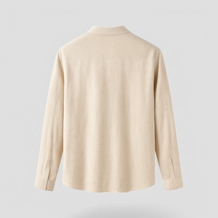 Shirt - Relaxed Shoulder Cut And Breathable Blend Comfort
