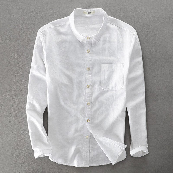 Shirt - Soft Blend Classic Collar And Button Front Airflow