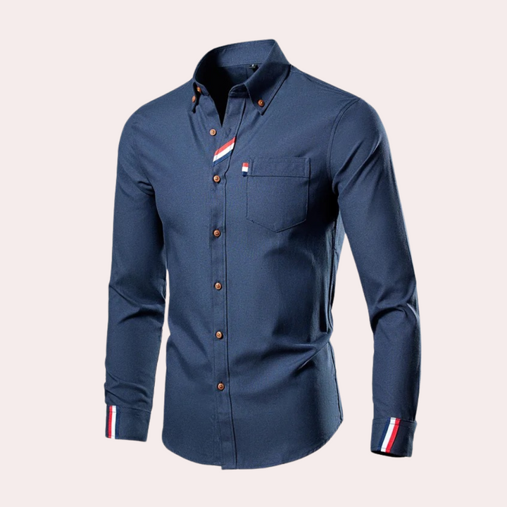 Shirt – Tailored Spread Collar & Breathable Blend Fit