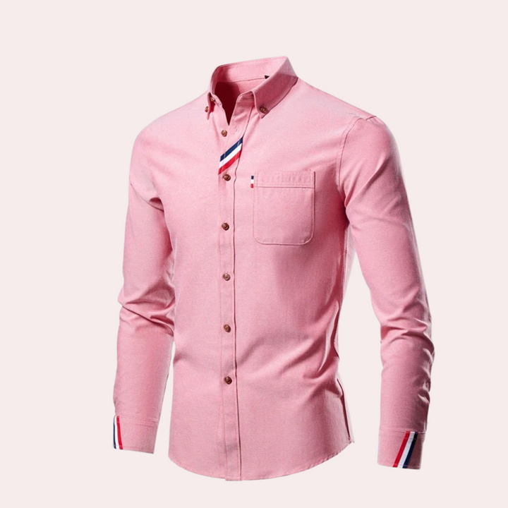 Shirt – Tailored Spread Collar & Breathable Blend Fit