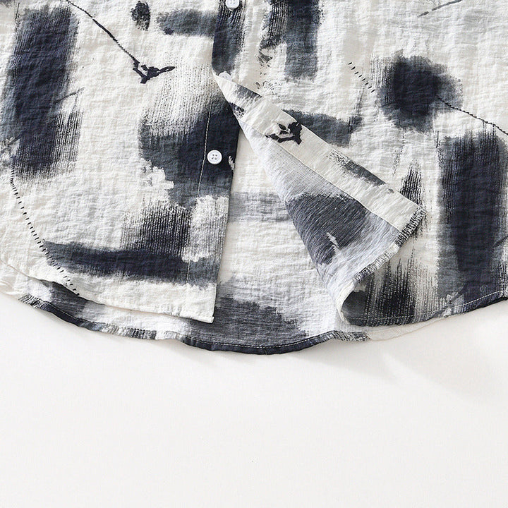 Short-Sleeve Shirt - Printed Front & Loose Movement Fit