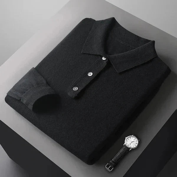 Soft-Blend Polo - Structured Collar & Button Placket