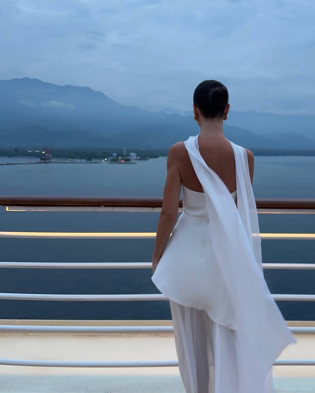 Theona White Maxi Dress