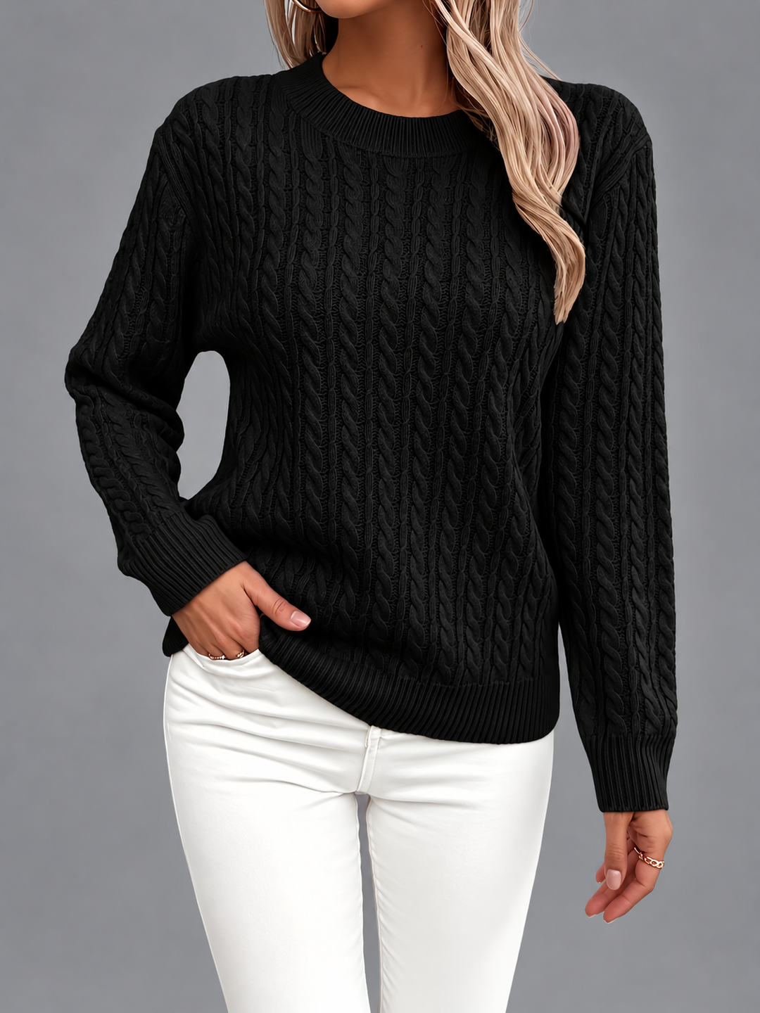 Lynn | Jersey de Punto Trenzado