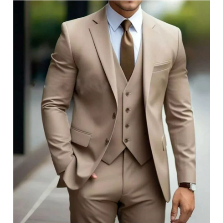 Suit - Soft Shoulder With Structured Lapel And Neat Layering
