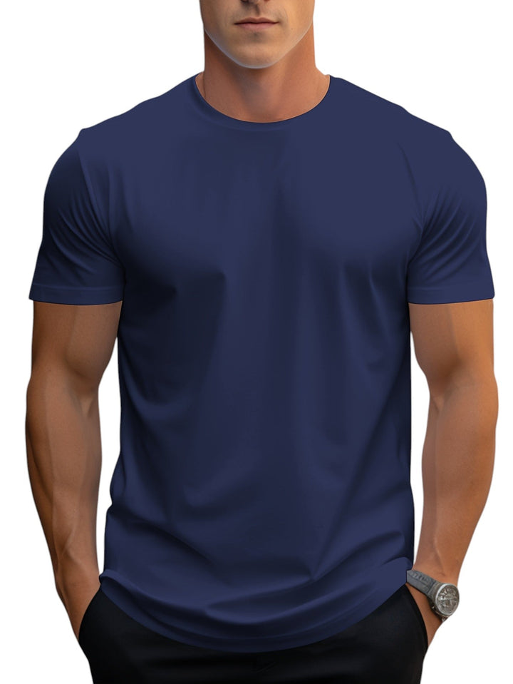 T-Shirt – Polyester Blend Regular Cut And Smooth Neckline