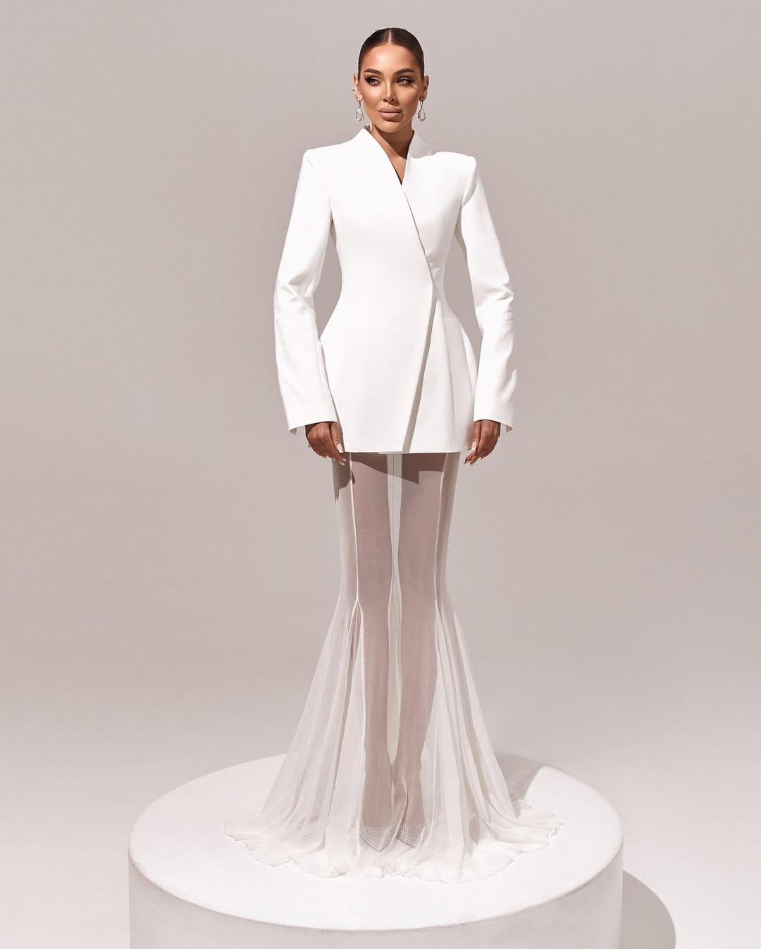 Iryne Ivory Maxi Dress