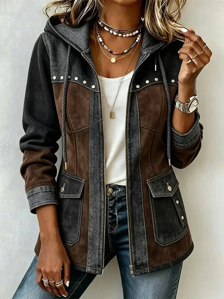 Véronique | Chaqueta de Otoño con Capucha