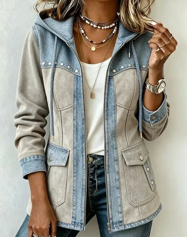 Véronique | Chaqueta de Otoño con Capucha
