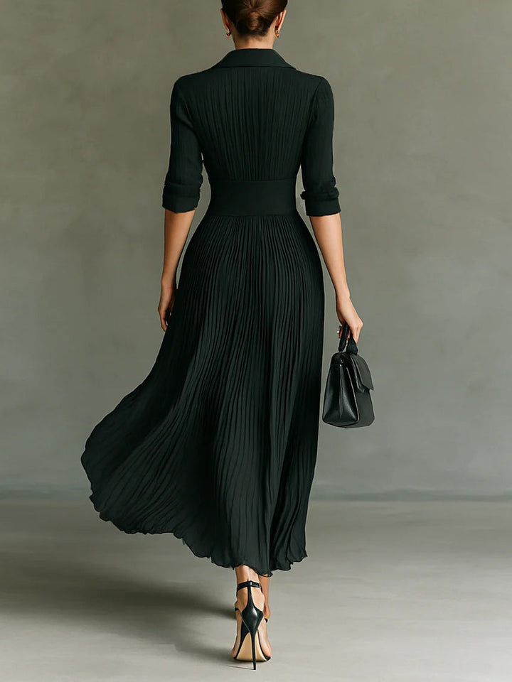 Elvire | Vestido Largo Plisado