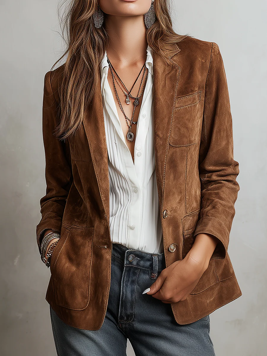 Marcelle | Blazer Marrón Vintage