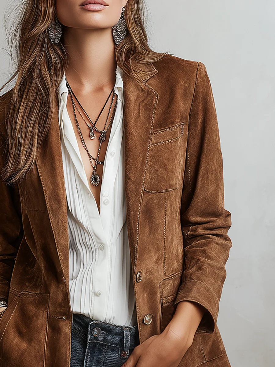 Marcelle | Blazer Marrón Vintage