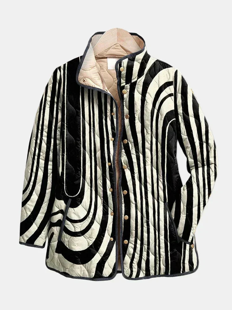 Sylvie | Chaqueta Acolchada Cebra