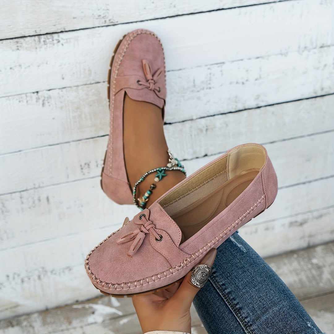 Rosario | Mocasines con Borlas