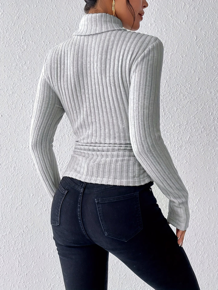 Laura | Jersey Casual de Cuello Alto
