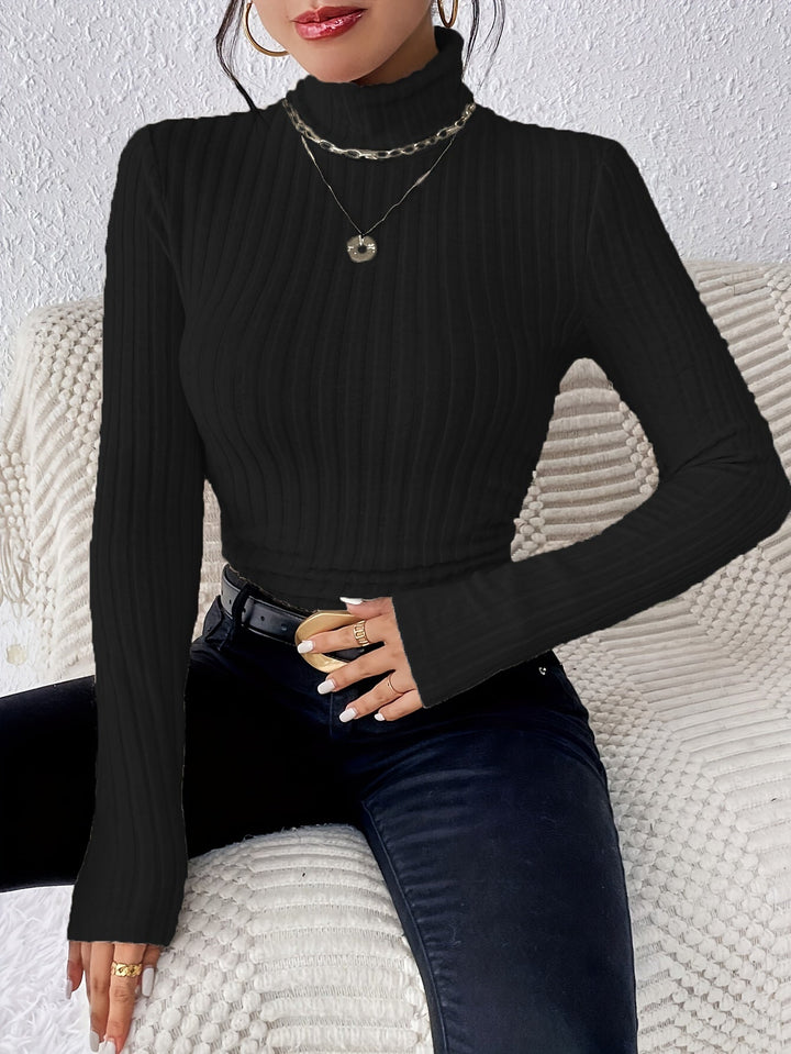 Laura | Jersey Casual de Cuello Alto