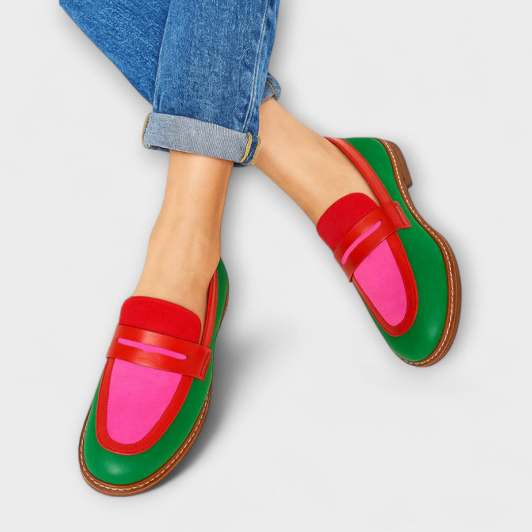 Naila | Mocasines en Contraste