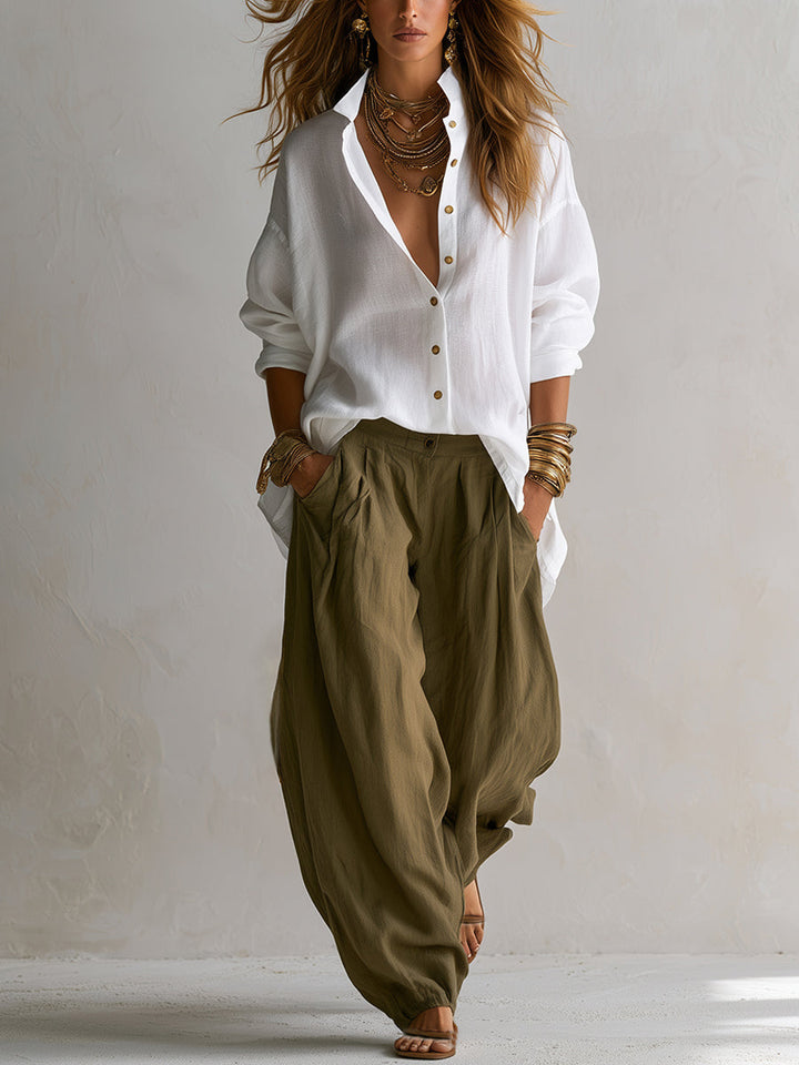 Capucine | Conjunto de Blusa y Pantalón