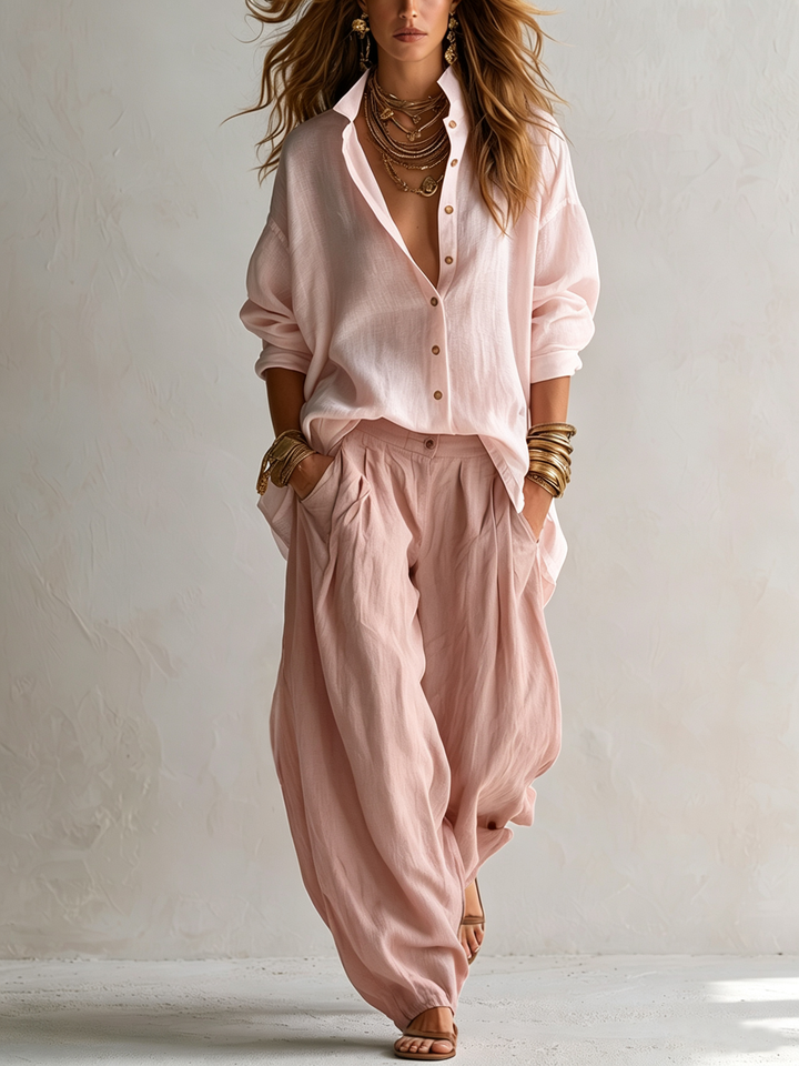 Capucine | Conjunto de Blusa y Pantalón