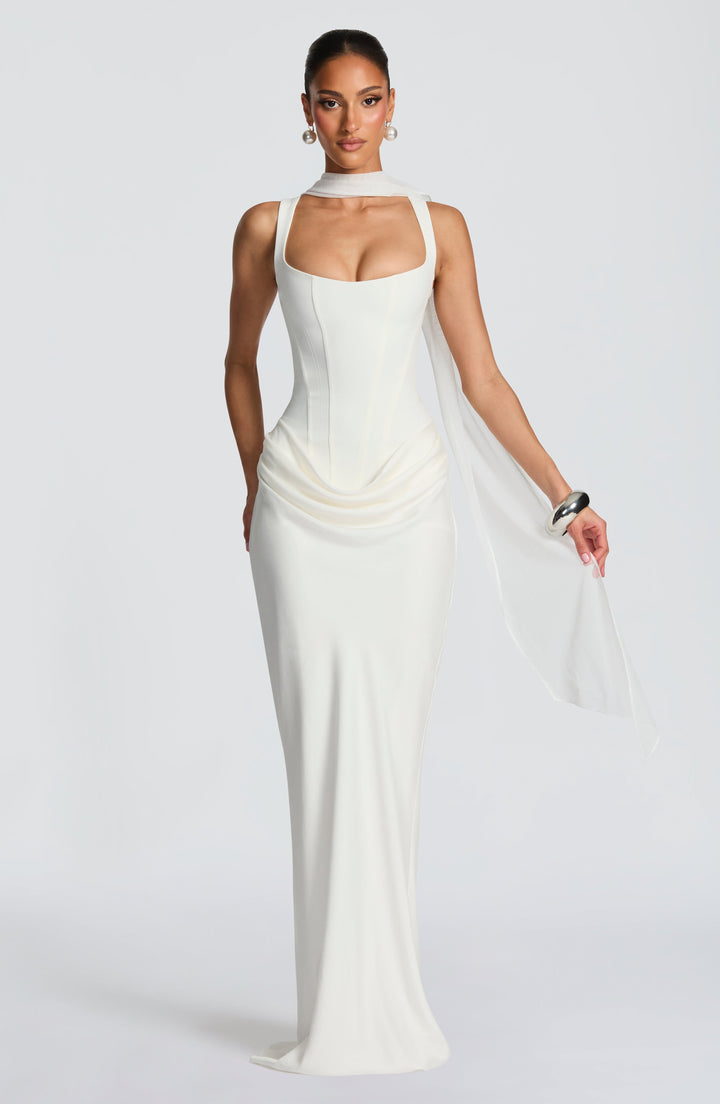Mariana | Vestido Maxi de Escote Cuadrado
