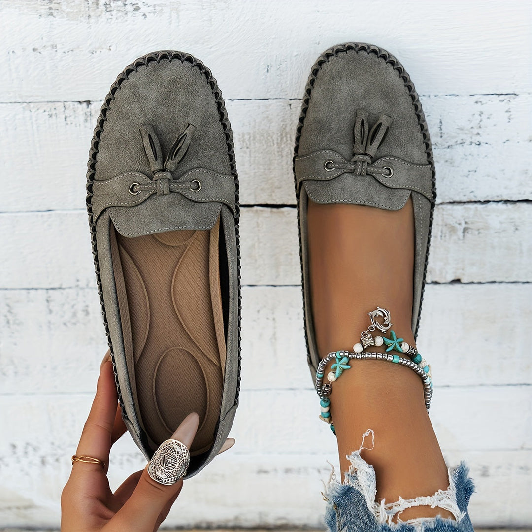 Rosario | Mocasines con Borlas