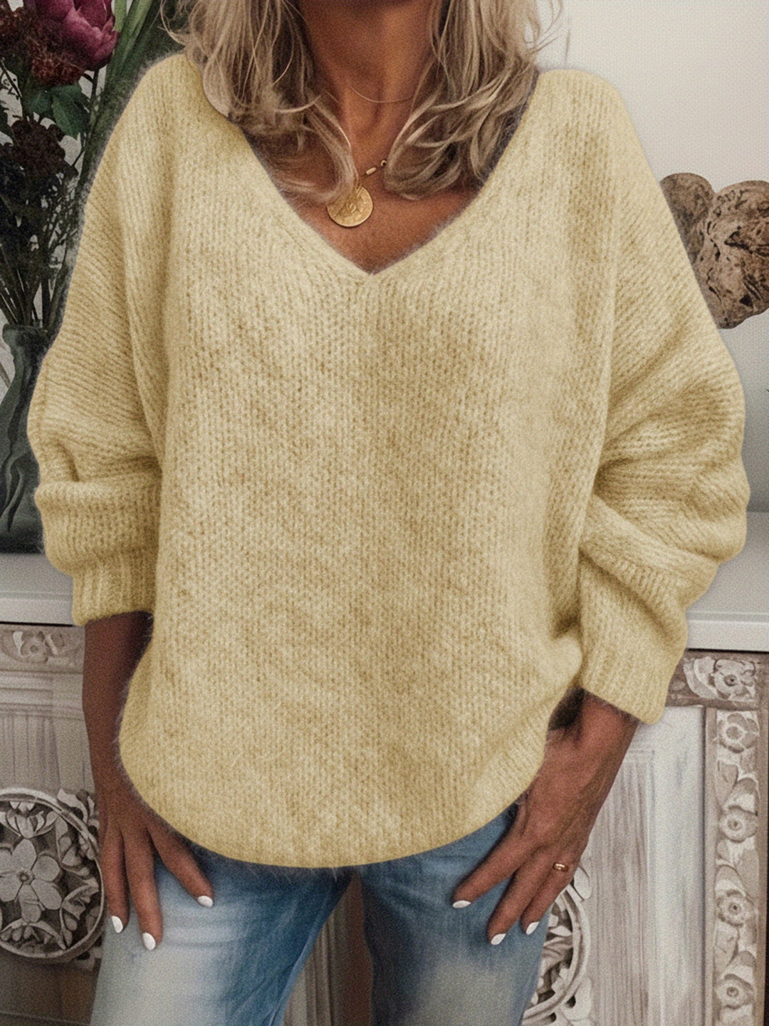 Christel | Jersey de Cuello en V