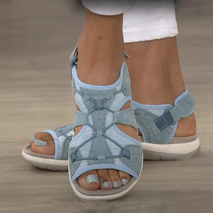 Mary | Sandalias con Cordones Elásticos