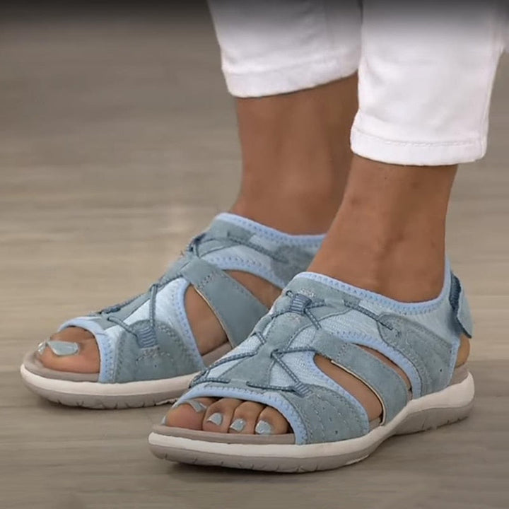 Mary | Sandalias con Cordones Elásticos