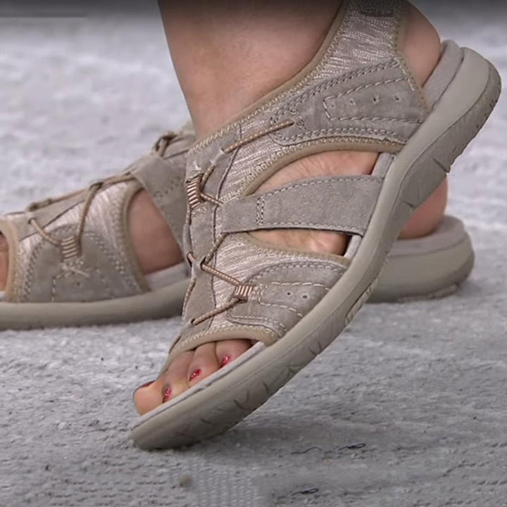 Mary | Sandalias con Cordones Elásticos