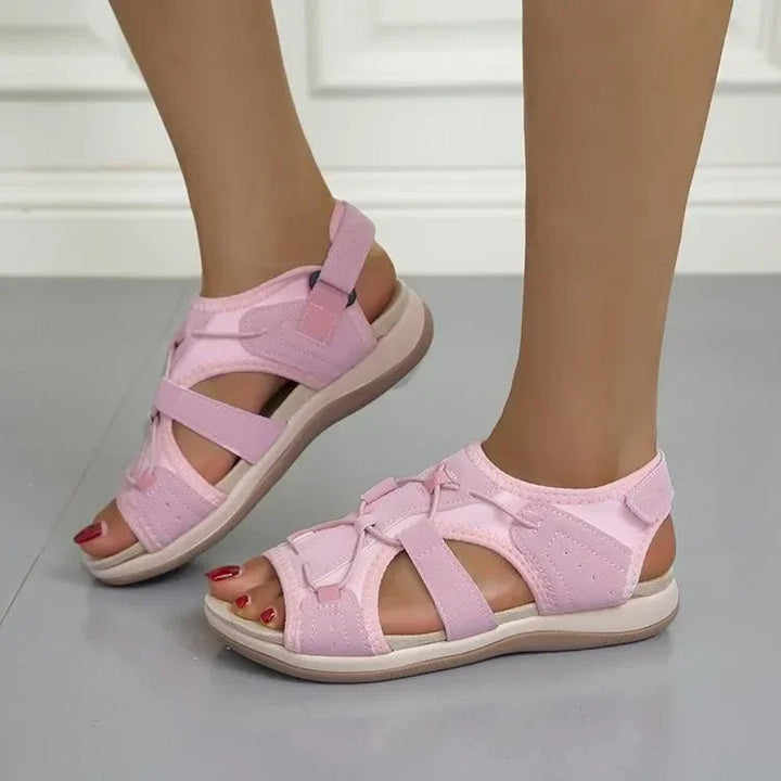 Mary | Sandalias con Cordones Elásticos