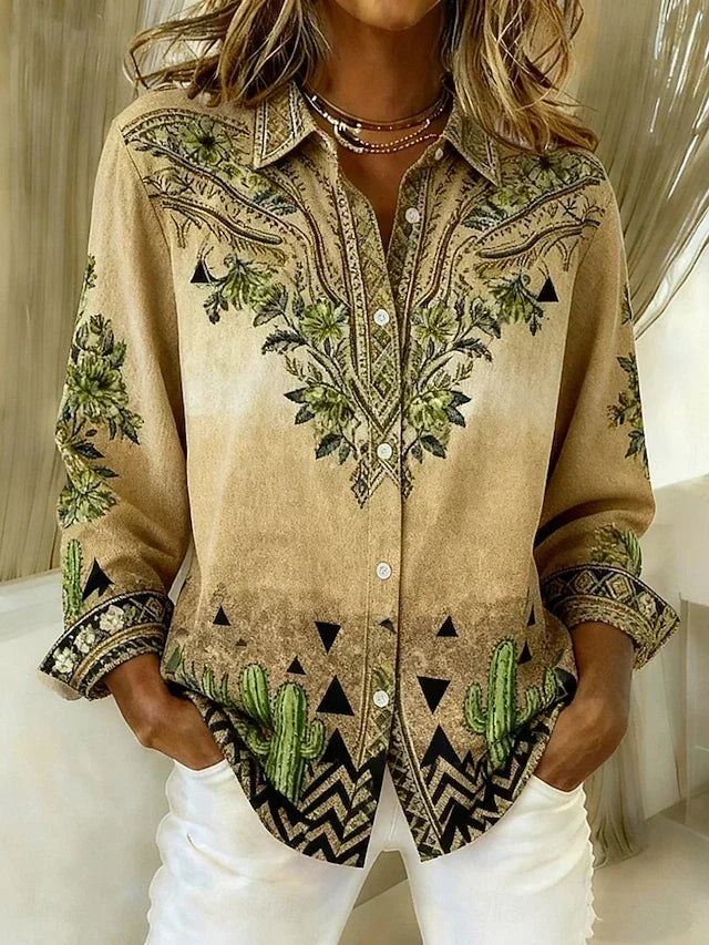 Nélida | Blusa Floral Vintage