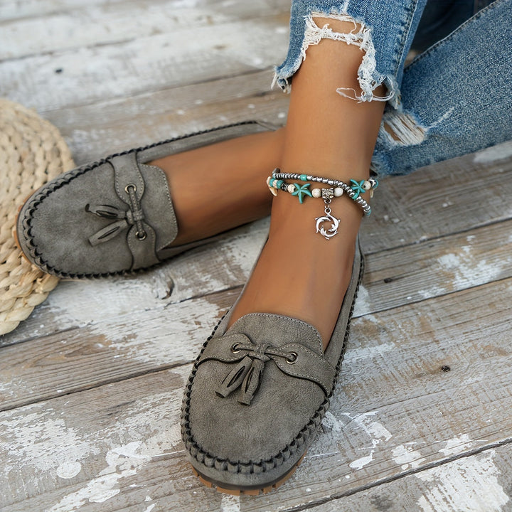 Rosario | Mocasines con Borlas