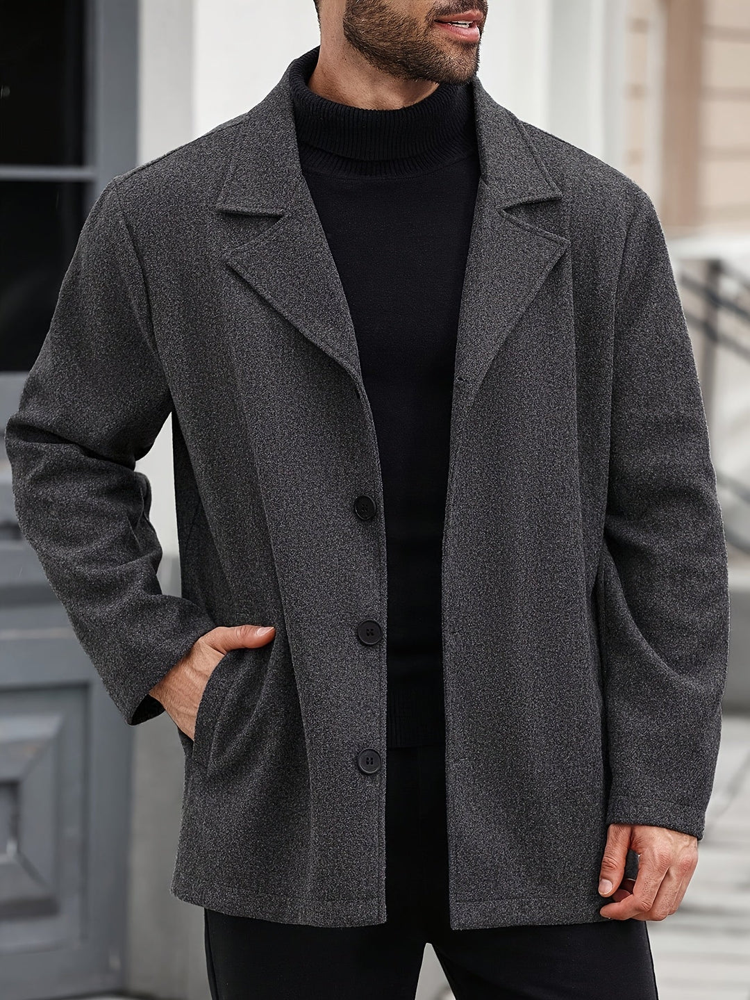 Krijn | Abrigo de Espiga para Hombre