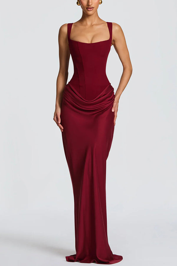 Mariana | Vestido Maxi de Escote Cuadrado
