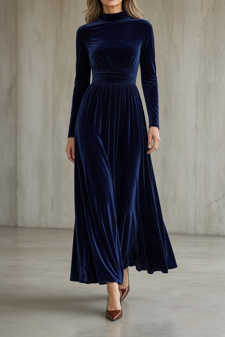 Ludovina | Vestido Maxi de Terciopelo