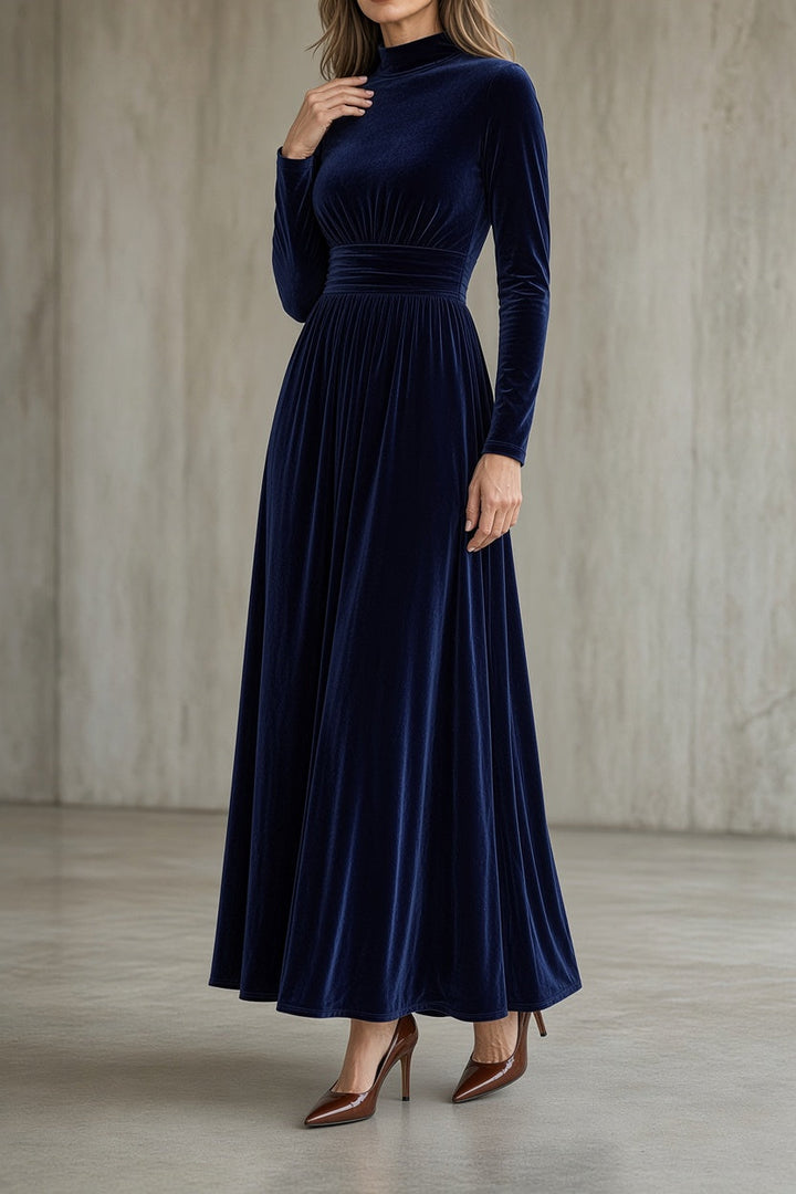 Ludovina | Vestido Maxi de Terciopelo