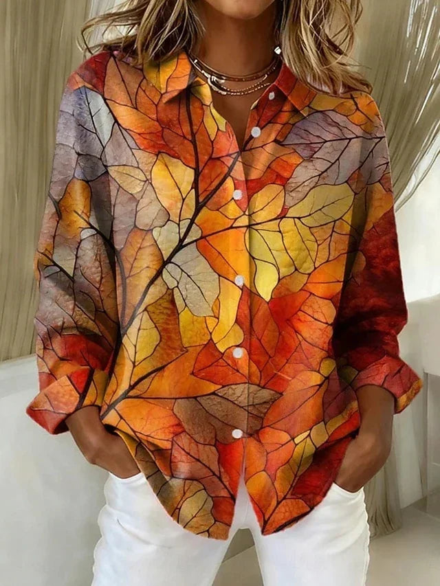 Águeda | Blusa de Hojas