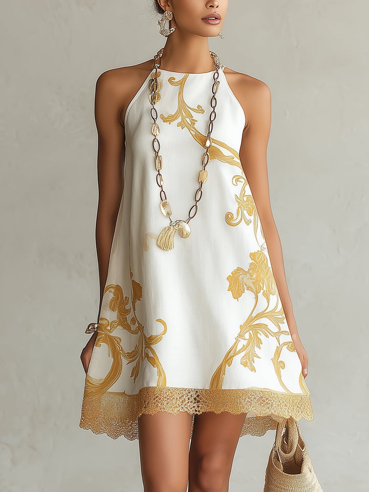 Héloïse | Vestido Mini Blanco de Encaje